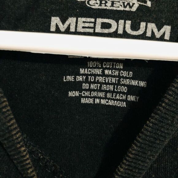 New‎ Goat Crew Boys Don't Cry T-Shirt Black Wash Size Medium For Women - Picture 4 of 5